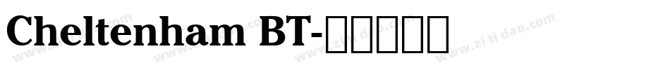 Cheltenham BT字体转换
